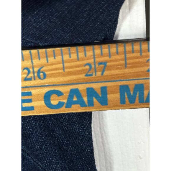 Pure Jill Indigo Plus Size Denim sheath Dress plus 3x 54” Bust x 44” L - Picture 8 of 9